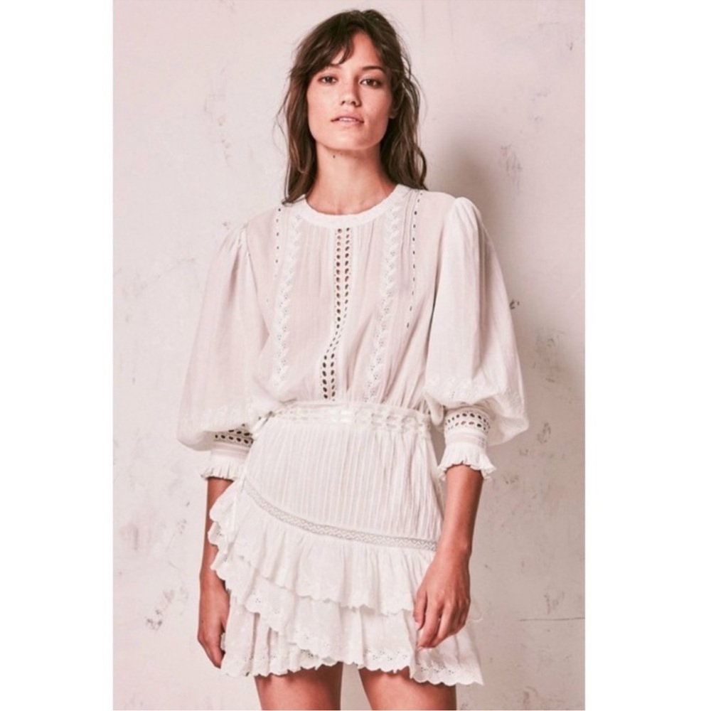 LoveShackFancy LORELAI Tiered Ruffle Mini